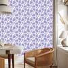 Cow Patches Wallpaper, Blue Background, Blue Center for Living Room and Bedroom 50x1000