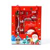 2sets Christmas Student Stationery Gift Set, Cute Cartoon Pencil Eraser Set, Christmas Student Small Gifts, Student School Supplies