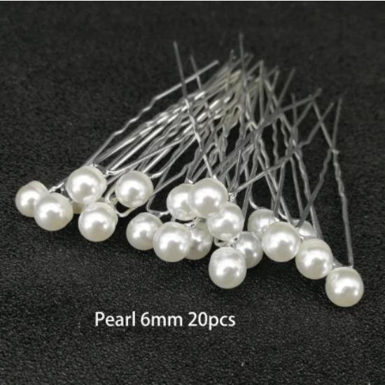 Женские U-образные заколки для волос, невидимки для женщин, девушек, невест, инструменты для укладки волос, аксессуары, хрустальные жемчужные шпильки, металлические заколки