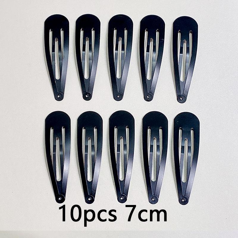 10/20/30pcs/set Women Silver Gold Black Waterdrop Shape Basic Alloy Hair Clips BB Hairpins Barrettes Fashion Hair Accessories