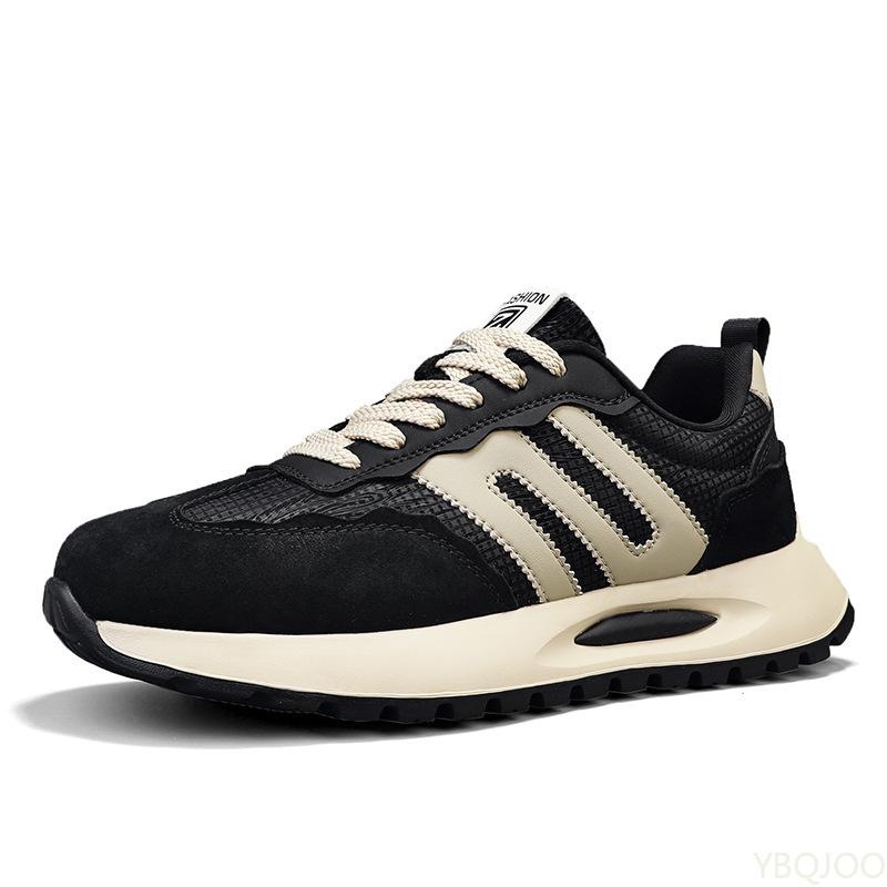 Мужская обувь весна новая ретро беговая повседневная обувь для подростков на толстой подошве нескользящая простая удобная обувь для спорта