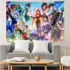 Genshin Impact characters9 Tapestry for Bedroom Aesthetic Classroom Tapestries Wall Hanging for Living Room Dorm Office,Ideal Creative Gift