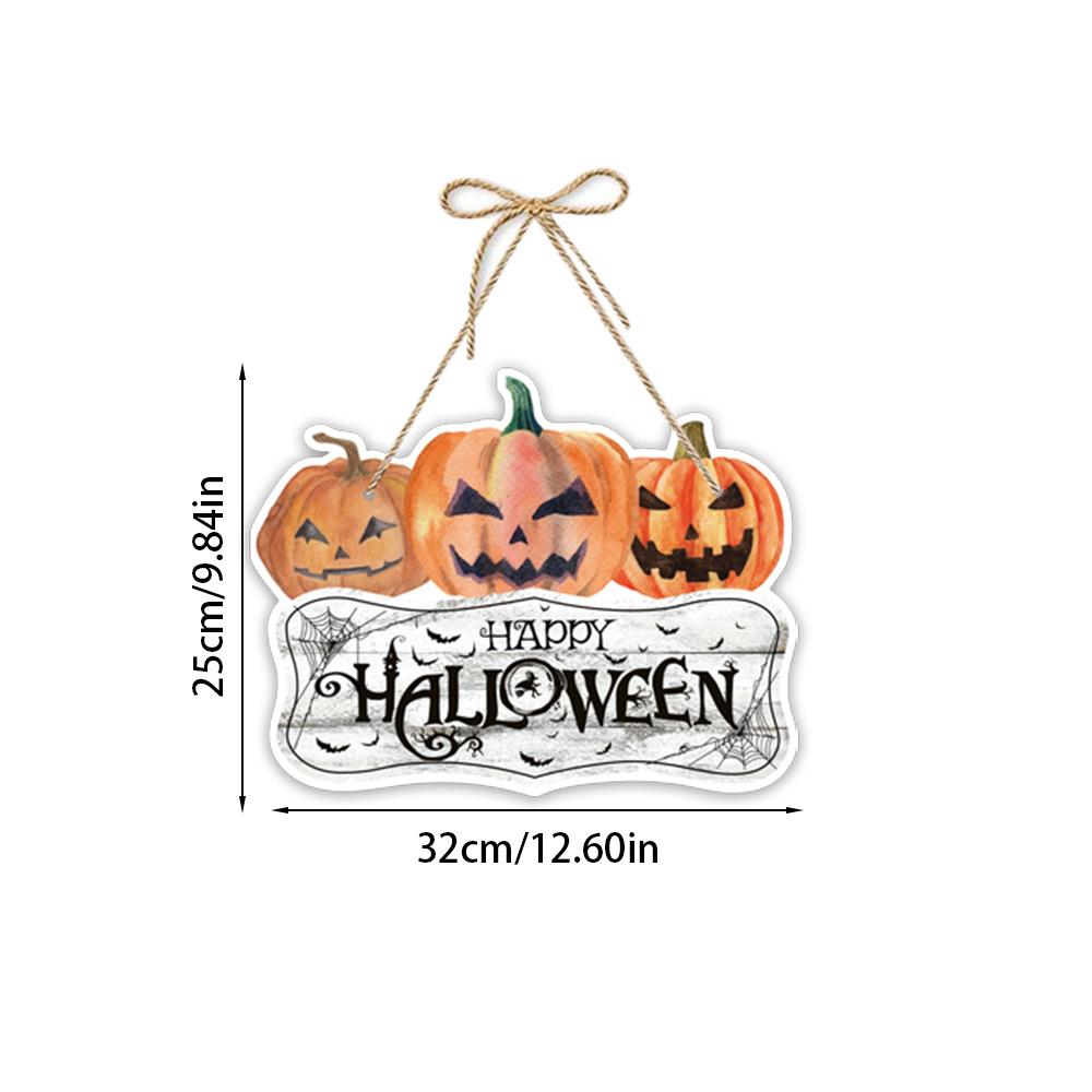 Новый стиль, Тема Хэллоуина, Бумага, Подвеска на дверь, Украшение для вечеринки, Украшения, Подвесные таблички, Подвесные аксессуары в виде тыквы