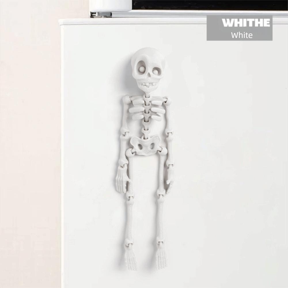 Poseable Skeleton Refrigerator Magnets Refrigerator Magnets Sticker  Halloween Decoration