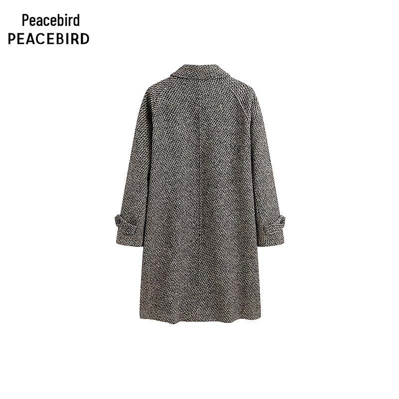 Мужское пальто PEACEBIRD из смеси шерсти альпаки