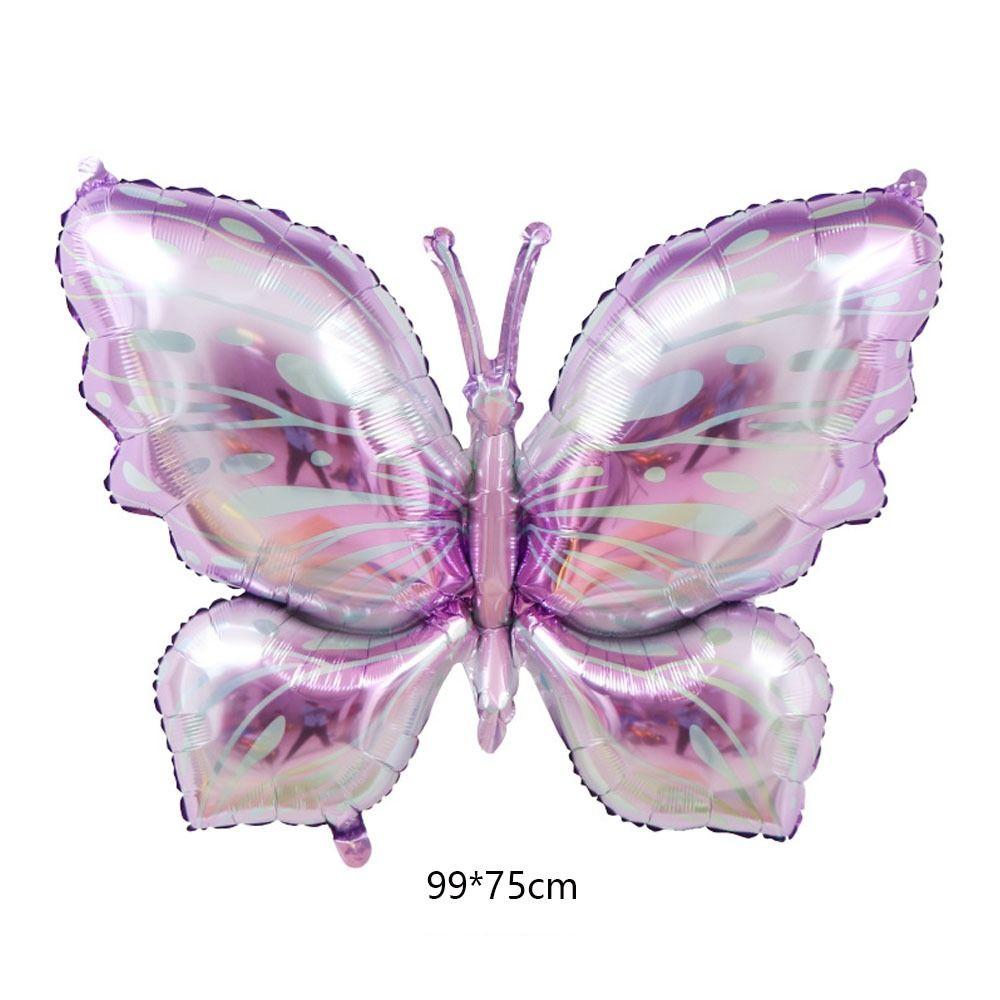 Large Colorful Butterfly Balloon Cartoon Aluminum Foil Balloons Helium Balloons  Party Decorations