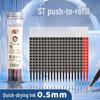Popular 0.5mm Quick-Dry Black Gel Pen Refill for Students & Teachers, Large-Capacity