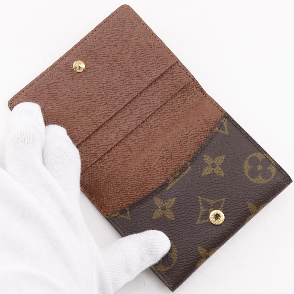 LOUIS VUITTON Ludlow Coin Purse M61927 Brown Monogram canvas unisex Used