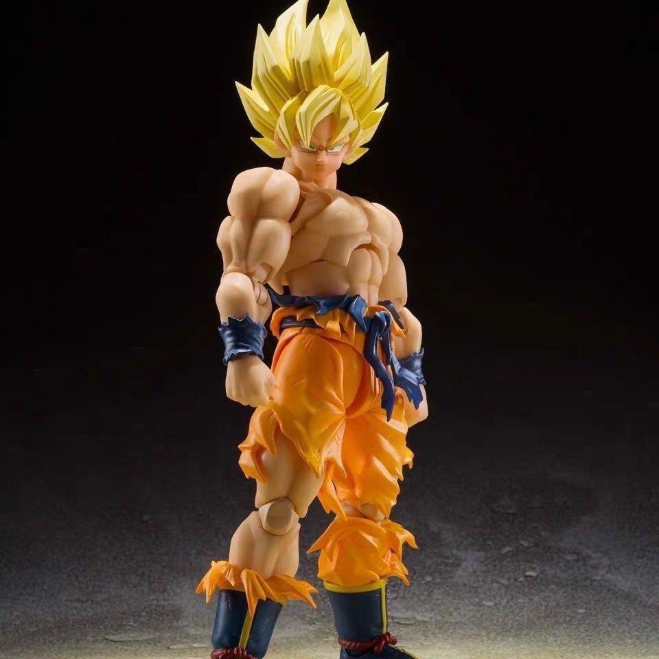 Аниме Dragon Ball Z SHF Сон Гоку Артикулированная Фигурка Коллекционные Игрушки 17см