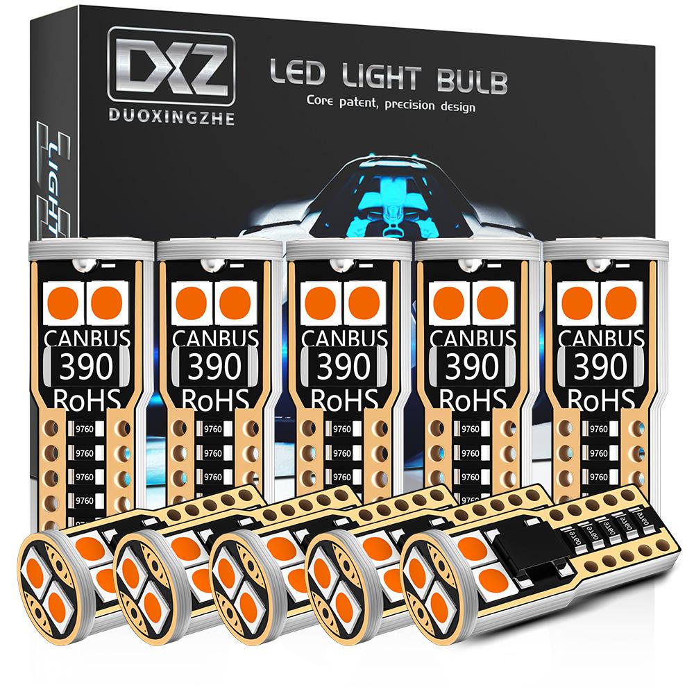 DXZ 10 шт. W5W T10 светодиодные лампы Canbus 6SMD 12 В WY5W 194 168 Распродажа автомобиля Внутренняя карта Купольные фонари Парковочный свет Авто сигнал