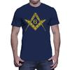 Freemason Square and Compasses Symbol Masonic TShirt 100 Cotton ONeck Summer Short Sleeve Casual Unisexs Tshirt Size S3XL