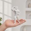 3D-печатная фигурка бодибилдера, Мускулистый мужчина, Мини-фигурка спортсмена фитнеса для рабочего стола, Детализированная скульптура из ПЛА для спортзала, офиса, игровой установки, Креативный подарок для