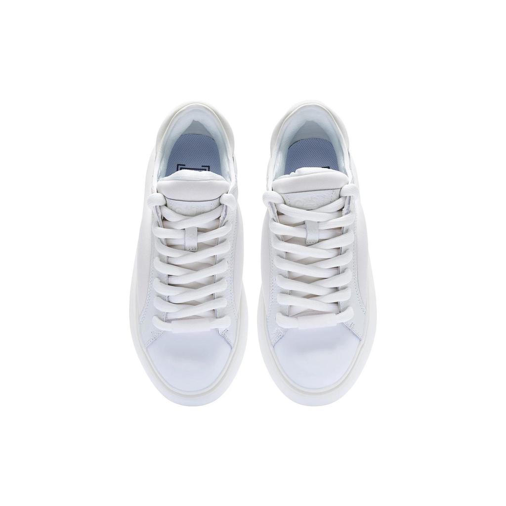 Li Ning Cloud Travel C4D Удобные универсальные нескользящие износостойкие дышащие низкие спортивные повседневные туфли мужские кроссовки белые AZGT043-1