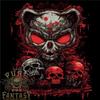 26 Злой Кот с Черепом Сатанинский Котенок Мужская Легкая Хлопковая Футболка Унисекс Футболка