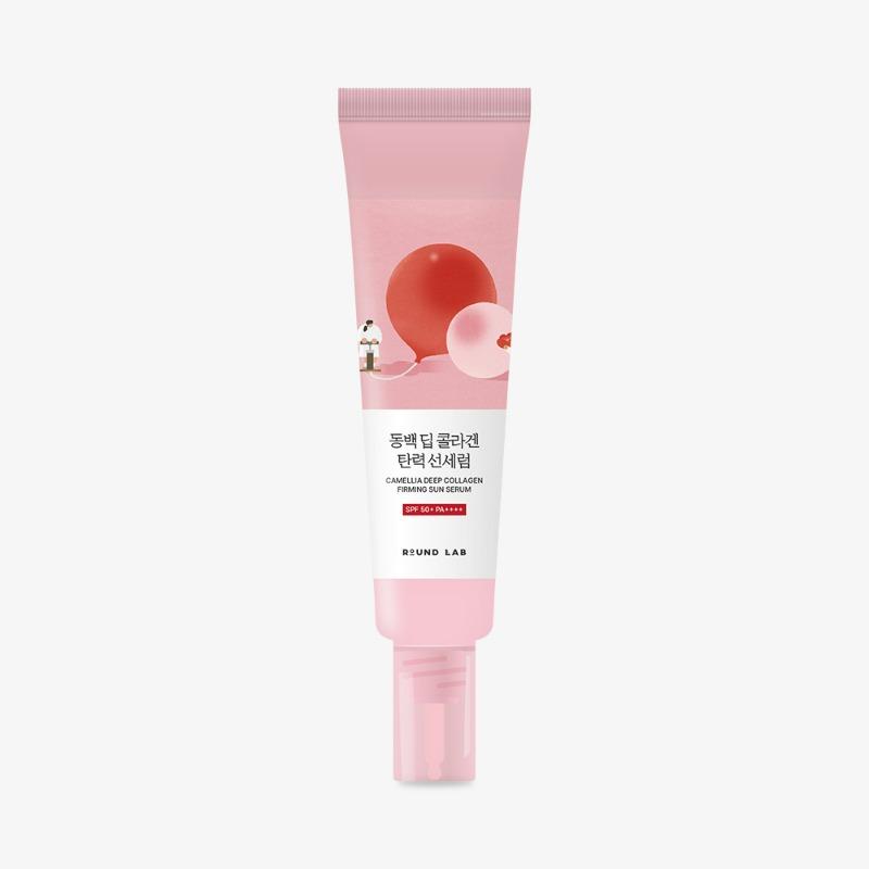 ROUND LAB Camellia Deep Collagen Firming Sun Serum SPF50+ PA++++ (50ml)