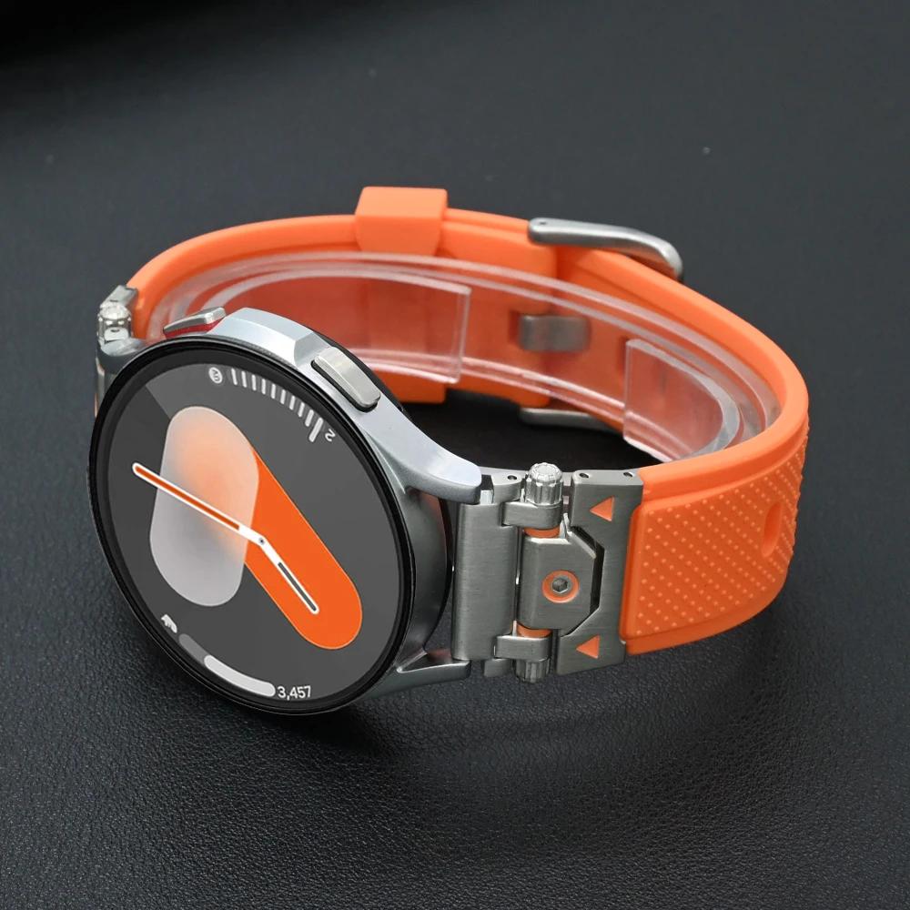 20mm 22mm Silicone Strap for Huawei Watch GT5 Pro 46mm Sport Band for Samsung Galaxy 7 6 5 40/44mm Bracelet for Amazfit Active 2
