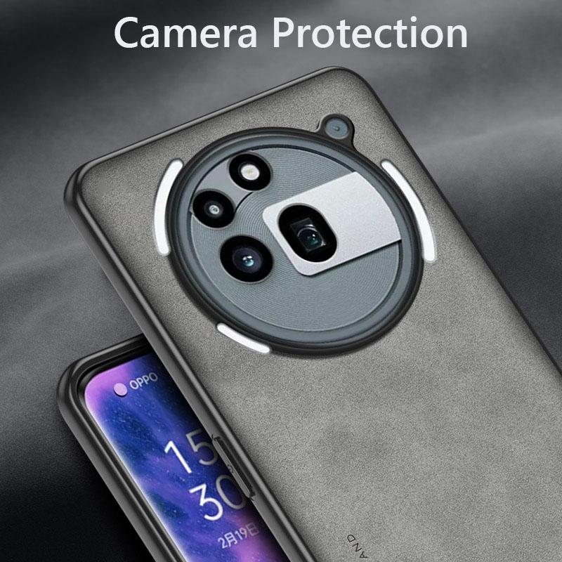 Ретро Кожаный Чехол с Ощущением Кожи Для Nothing Phone 3A Pro NothingPhone3APro G Ударопрочный Матовый Силиконовый Мягкий Чехол Обложка