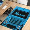 Custom Name Car Printed Carpet, for Office Chair Living Room Bedroom Kitchen Room Decor Gifts.