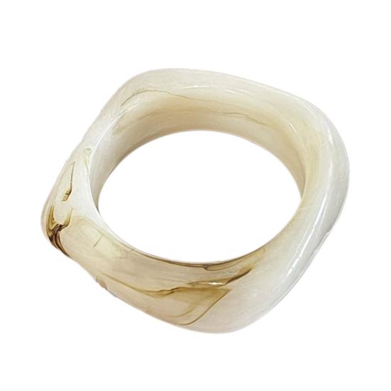 Акриловый браслет в стиле ретро, с нерегулярным геометрическим дизайном, женский браслет-манжета, ручная работа, эффектный браслет, модный аксессуар