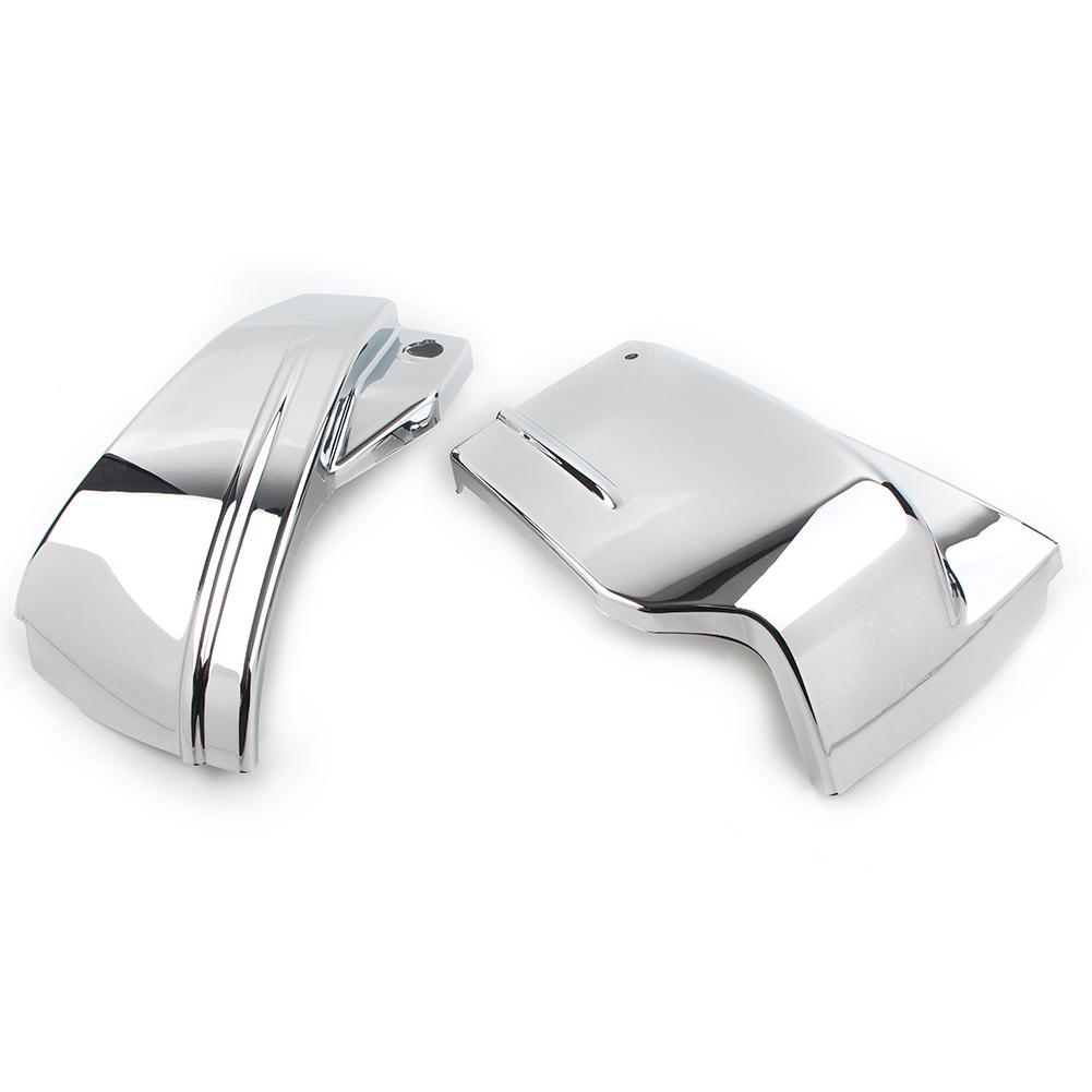 1 пара мотоциклетных АБС-пластиков, защитная боковая крышка аккумулятора для Yamaha V Star 650 DragStar 650 XVS650 XVS650A, глянцевая