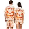Парный пижамный комплект на Хэллоуин, Мягкая удобная matching пижама для нее и для него