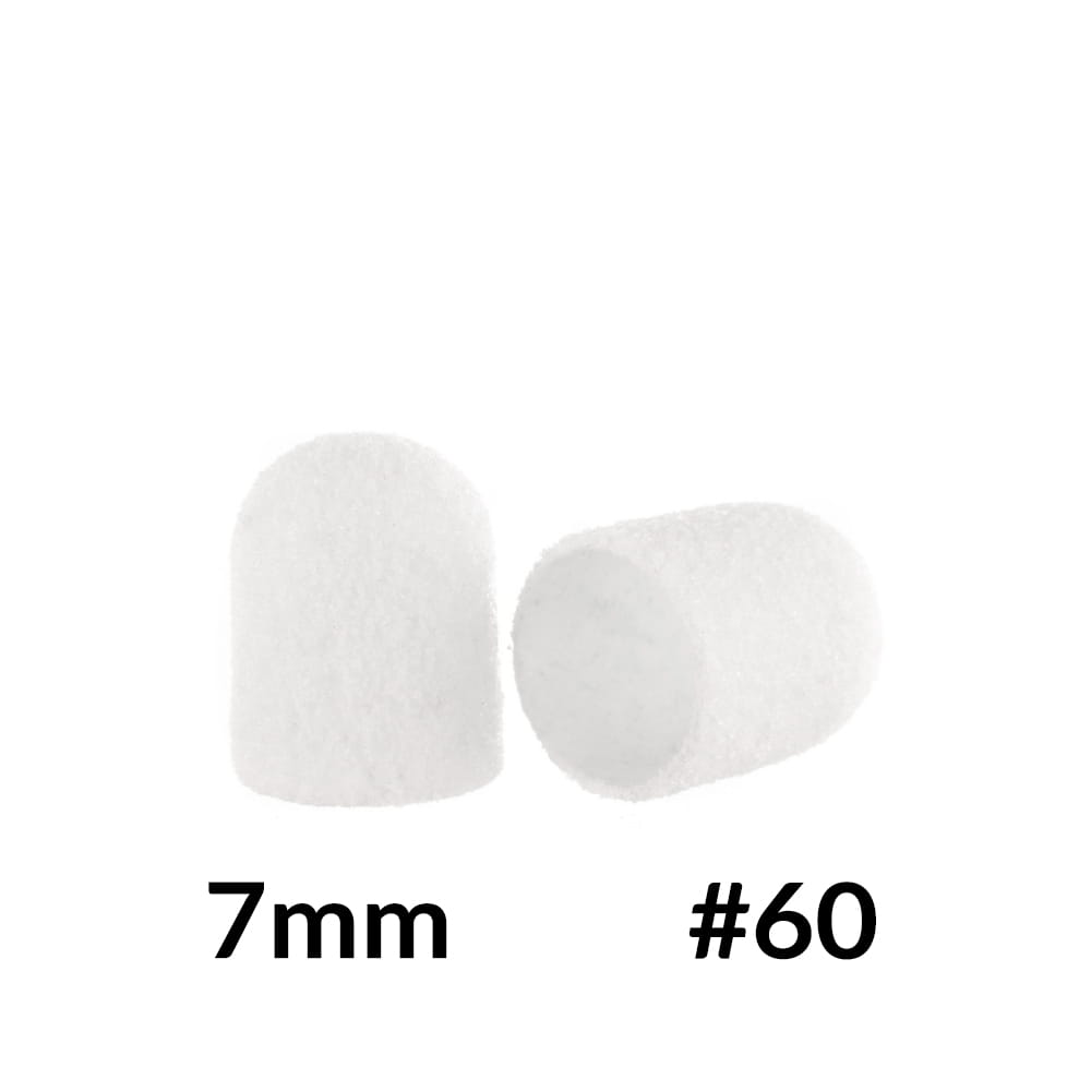 Kapturki Do Pedicure 7 Mm Gradacja 60 10 Szt Fabric Podo Allemed Biały White