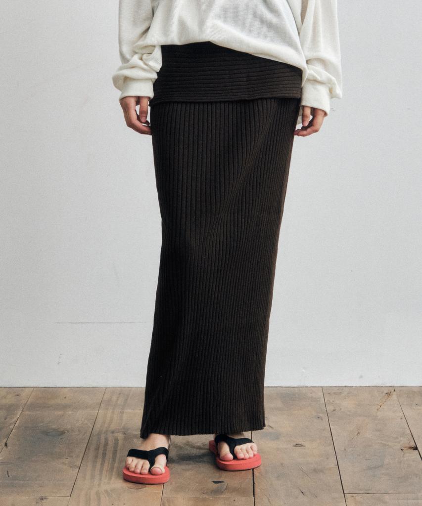 Юбка Cita Every Day Comfort Knit Длинная_Cts622(Какао)