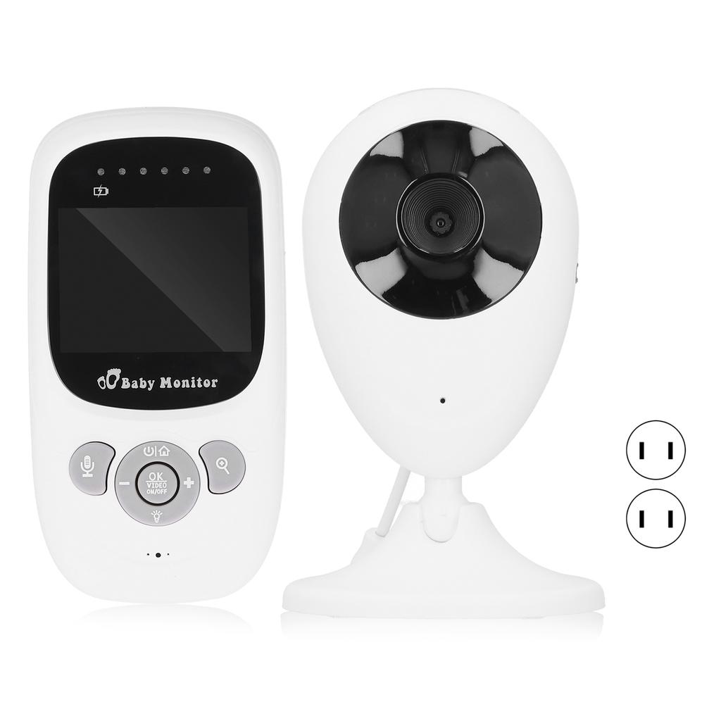 2.4G Wireless Baby Monitor Camera Infrared Night Vision 2-Way Audio Temperature Alarm