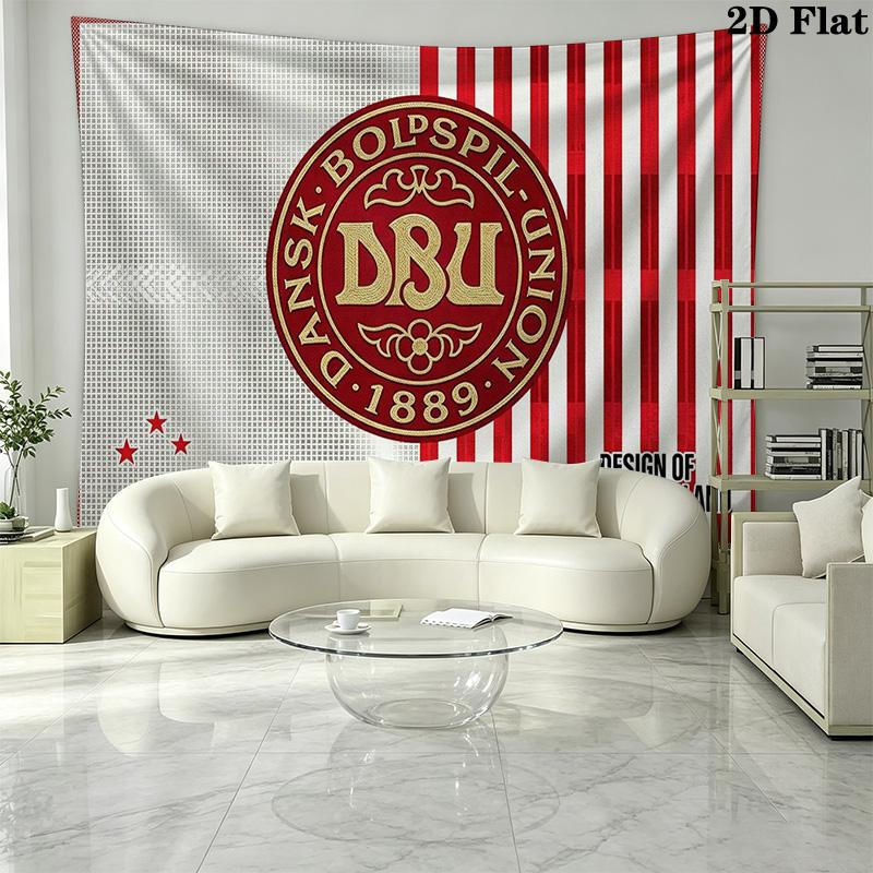Denmark Wall Tapestry Aesthetic Wall Hanging Printed Fabric Blanket Decorative Tapestries for Bedroom Living Room Home Decor