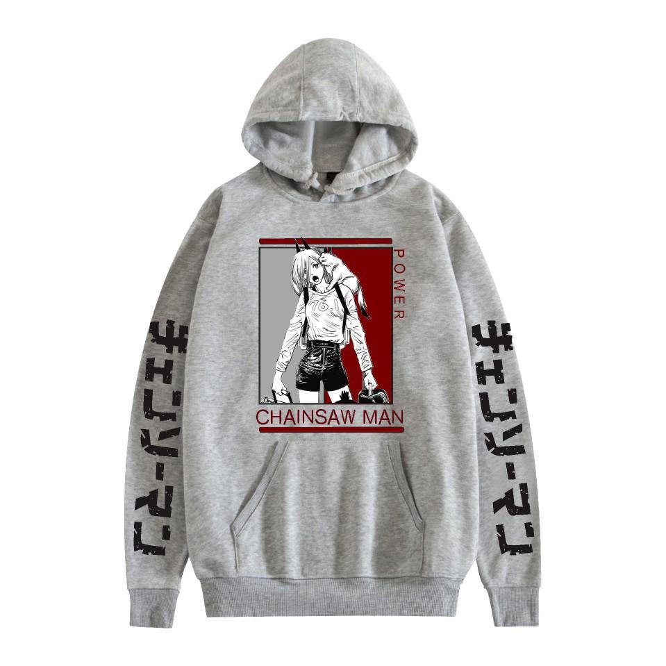 Человек-бензопила Осень Зима Флис Уличная одежда Топы Мужские Женские Модные Толстовки