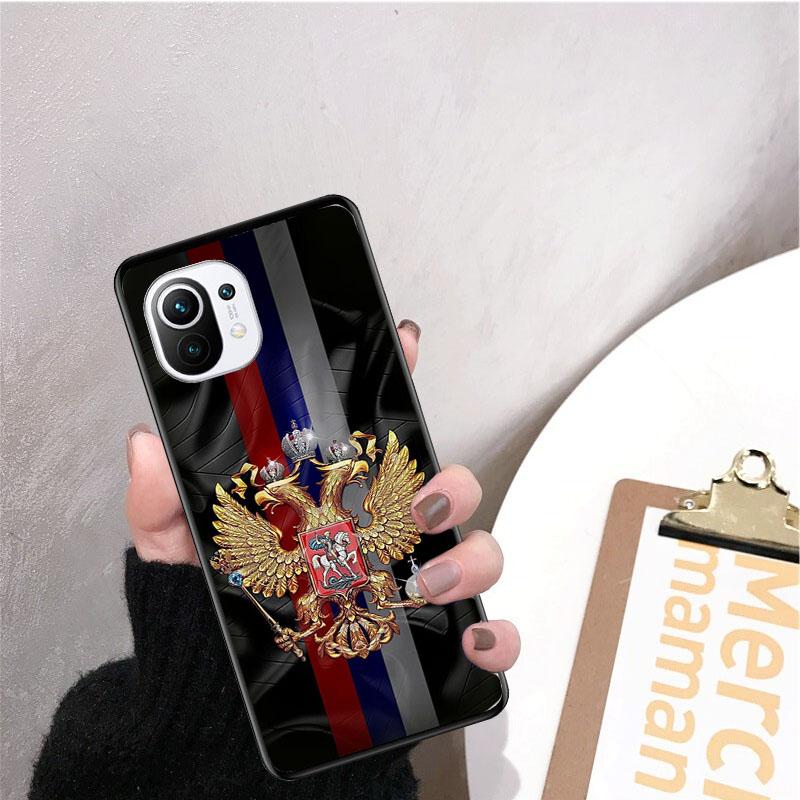 Чехол для телефона с гербом российского флага для Xiaomi 12 Mi 10T 11T 11 Pro 10 10T 11 lite 10pro 11Ultra Poco X3 Pro Poco F3 M3