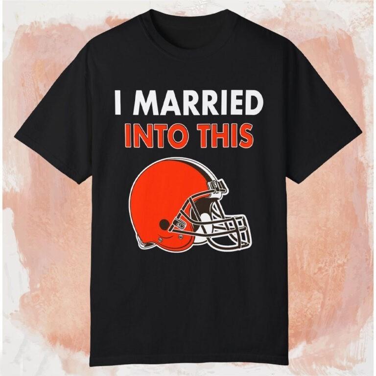 Retro I Married Into This Cleveland Unisex Tee S-5XL Unisex T-Shirt
