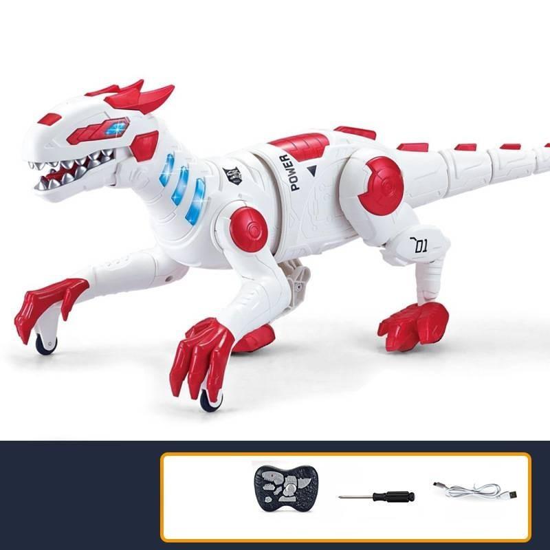 Игрушка динозавр на пульте управления Большой реалистичный раптор с функцией распыления Для мальчиков и девочек Идеальный подарок