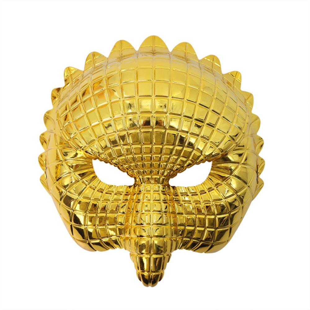 Golden Full Face Mask Plastic Animal Mask Personalized Masquerade Props Festival