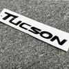 swpzb8 3D ABS Fit 2019-2021 TUCSON Rear Liftgate Nameplate Emblem Badge Letter Glossy Black Accessories