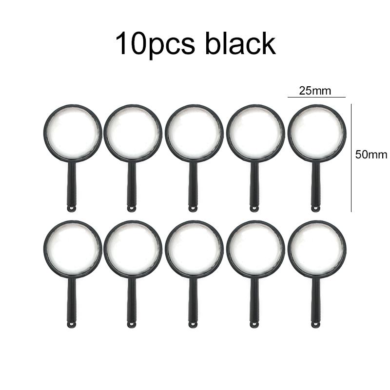 10/20/50pcs Mini Magnifying Glass Children Observation Tools School Outdoor Use Scientific Supplies Handheld Portable TMZ