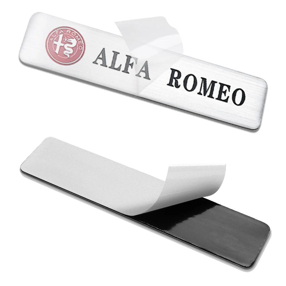 For Alfa Romeo 108 Car Sticker For Alfa Romeo 159 147 1pc 3D Aluminum Badge Car Body Decor Sticker For Alfa Romeo Motorsport Mali Giulietta GT 159