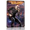 Chester Charles Bennington D Texture Printed Poster Custom Vintage Metal Tin Plate Sign for Wall Art Gaming Room Decoration