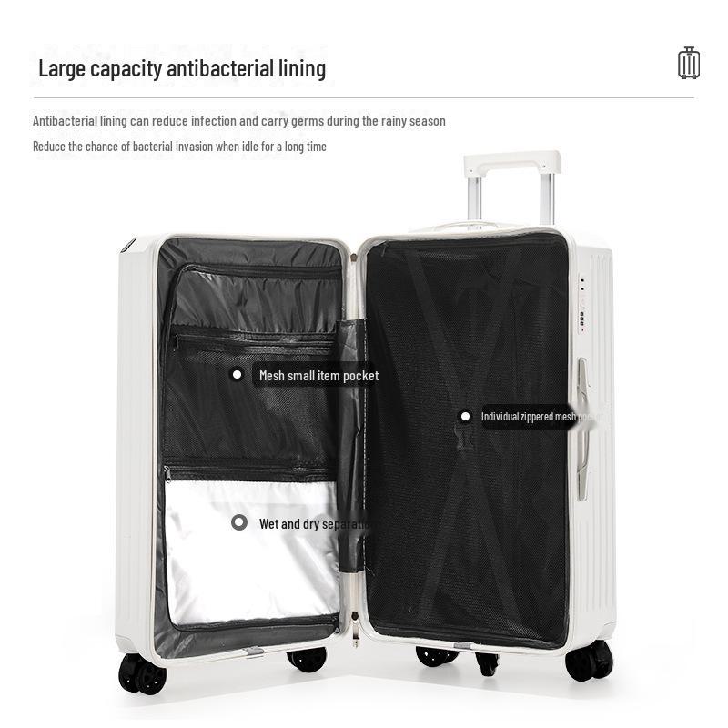 Yongsheng женский дорожный чемодан большой вместимости 26 дюймов, утолщенный, с колесиками и замком с паролем