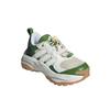Adidas Maxxwavy Ткань из синтетической кожи Удобные Универсальные Нескользящие Износостойкие Низкие Повседневные Туфли Детские Повседневные Туфли Бело-зеленые JR5875
