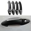 4Pcs Anti-Scratch Door Bowl Protector Cover For Ford Ecosport 2018- Replacement Outer Door Handle Decal Sticker Car Trim