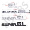 Super GL Emblem SuperGL 3D Car Stickers For Hiace Car Styling Super Gl Chrome Car Badge Emblem Sticker Decal Trunk Side Logo