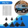 CULMKARI Комплект фиксаторов молдинга переднего крыла и верхней панели для Toyota FJ Cruiser 2007-2014 8 шт.