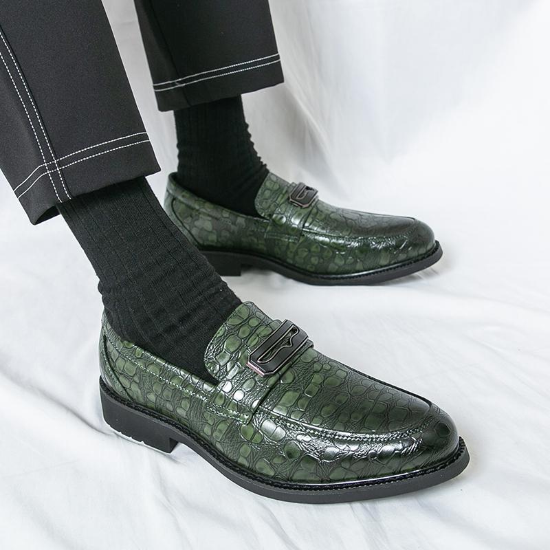 Мода Модные Мужские Лоферы Мужские Повседневные Удобные Универсальные Брендовые Маленькие Кожаные Туфли Туфли Джентльмена Мужская Обувь Размеров 38-46