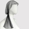 Rhinestone Fishnet Hood for Women, Sparkly Crystal Mesh Headpiece, Glitter Face Veil for Festival Party Rave Costume