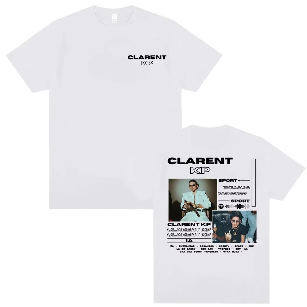 Rapper Clarent Kp Enzaciao Casamigos Album Tshirts Men Women Fashion Hip Hop Pop Music T Shirt pure Cotton Comfort Tshirt