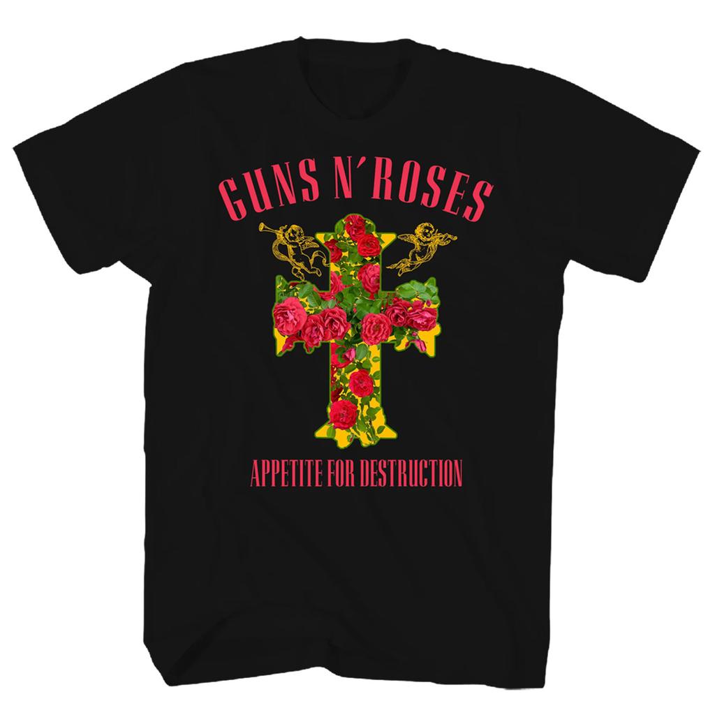 Guns N Roses Guns N Roses and Rose Band Guns N Roses Casual TShirt Mens and Womens Luxury Band Brand Top 2026 New