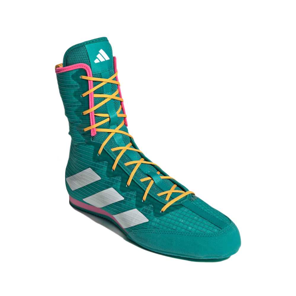 adidas Кроссовки Box Hog 4 Pure Teal Унисекс Cloud-White Lucid-Pink JR5382