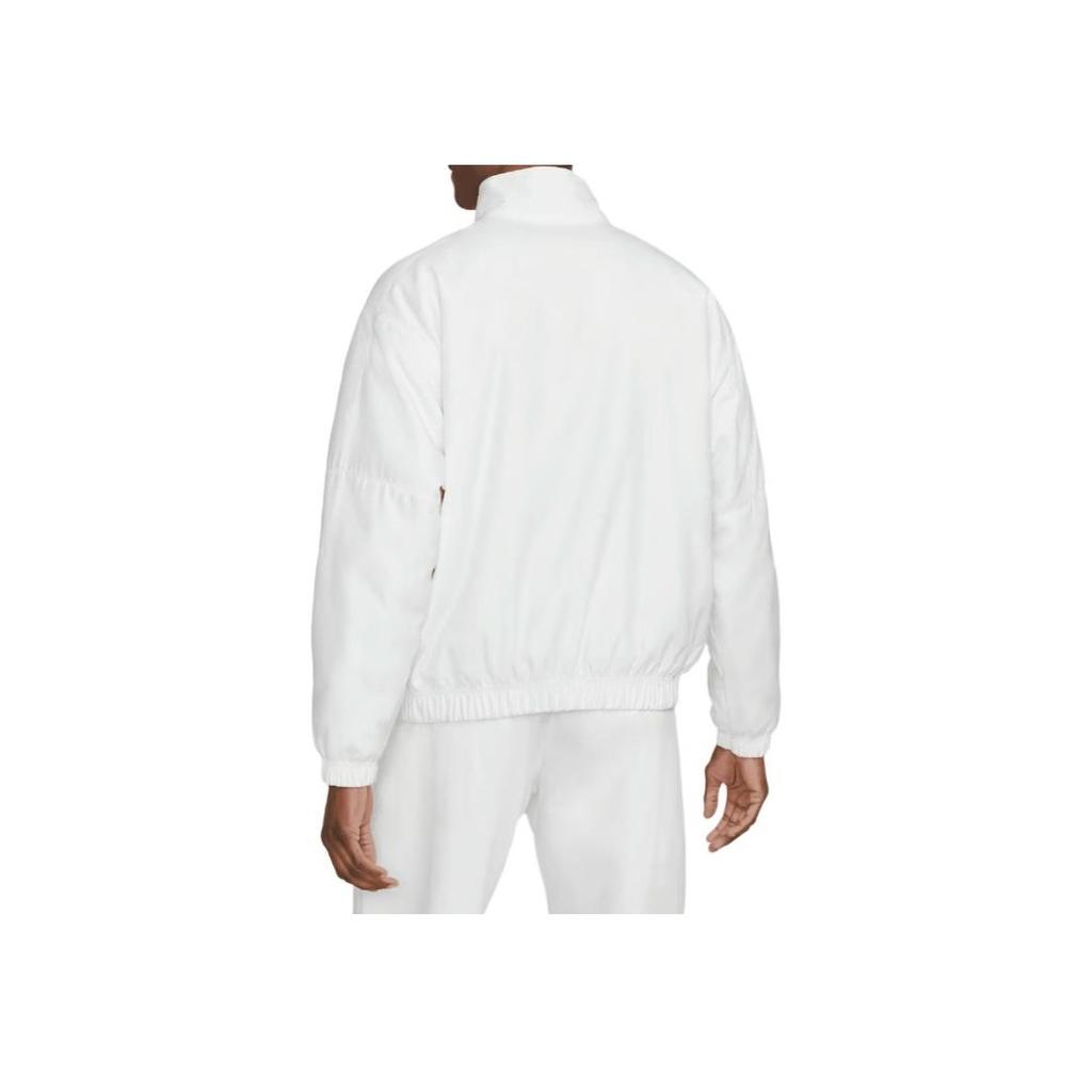 Nike Спортивная куртка Solo Swoosh Satin, белая, мужская, уличная DN1266-121