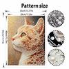 Cat pearl painting handmade diy 5D pearl painting kit home wall decoration art